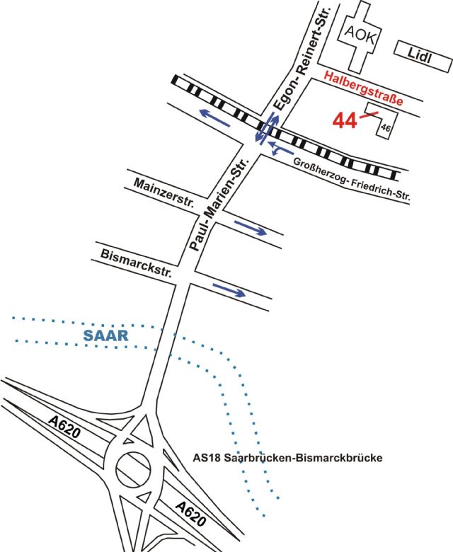 Straßenkarte